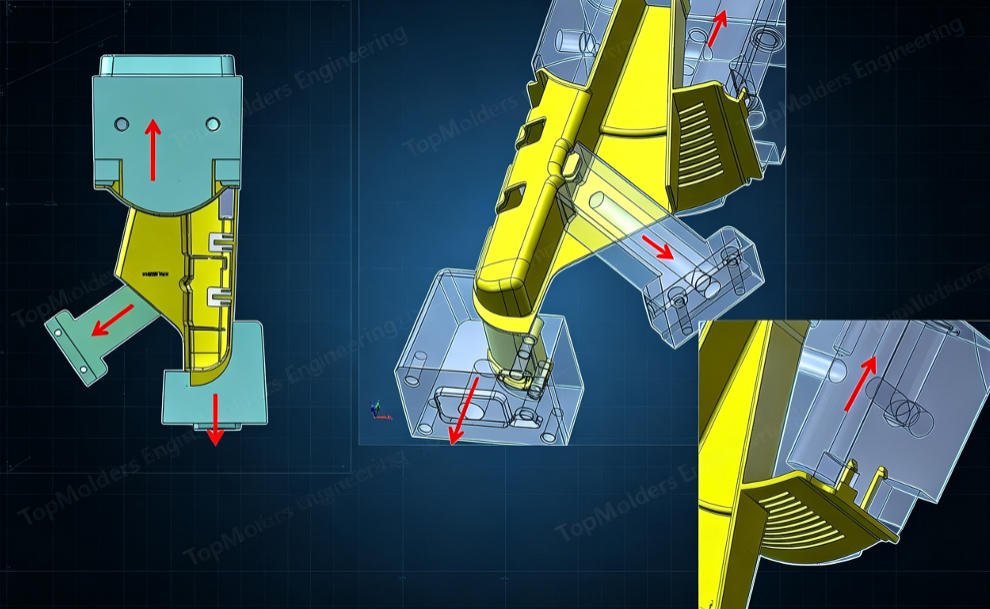 Insert molding feasibility – redesigned insert placement with pre-alignment
