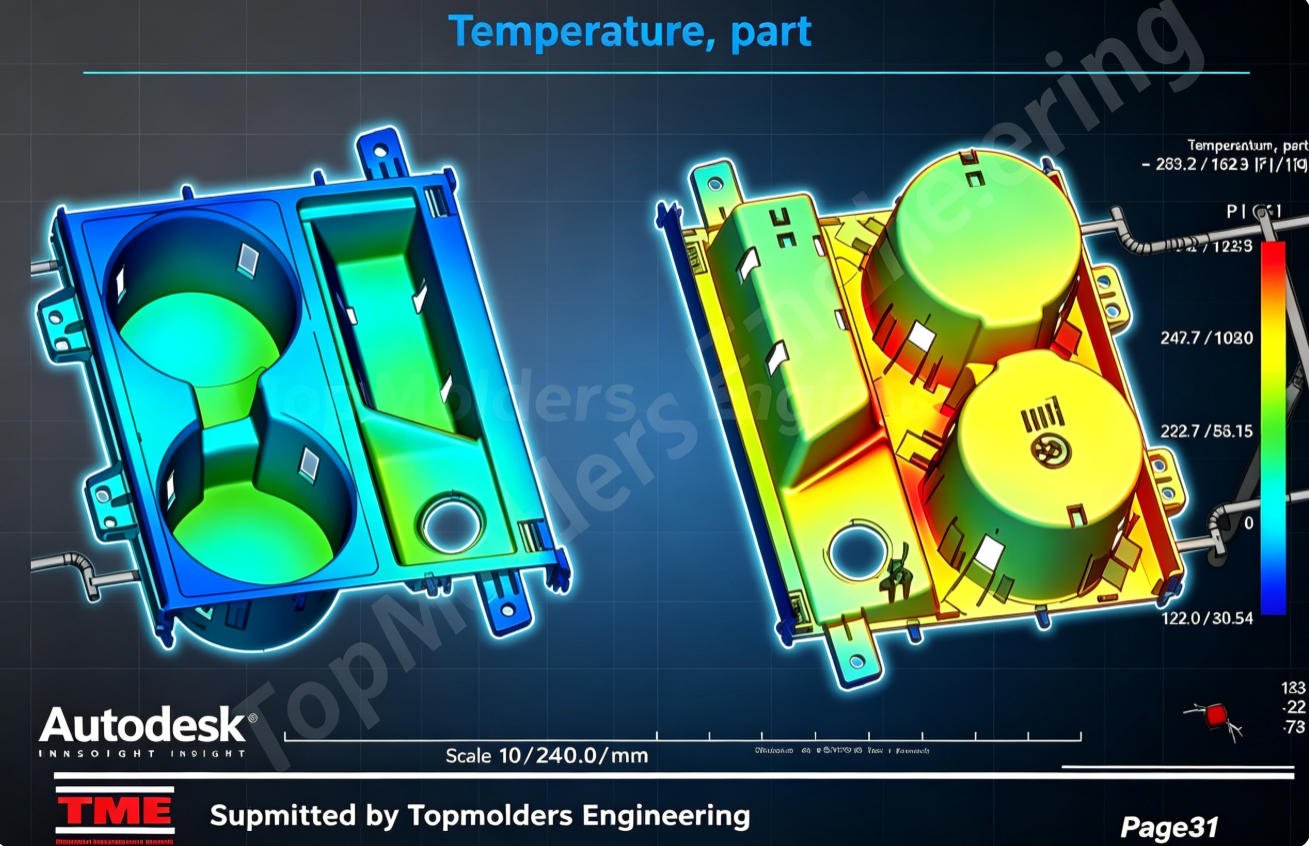 Fill and flow analysis – multiple gate placement, flow balance